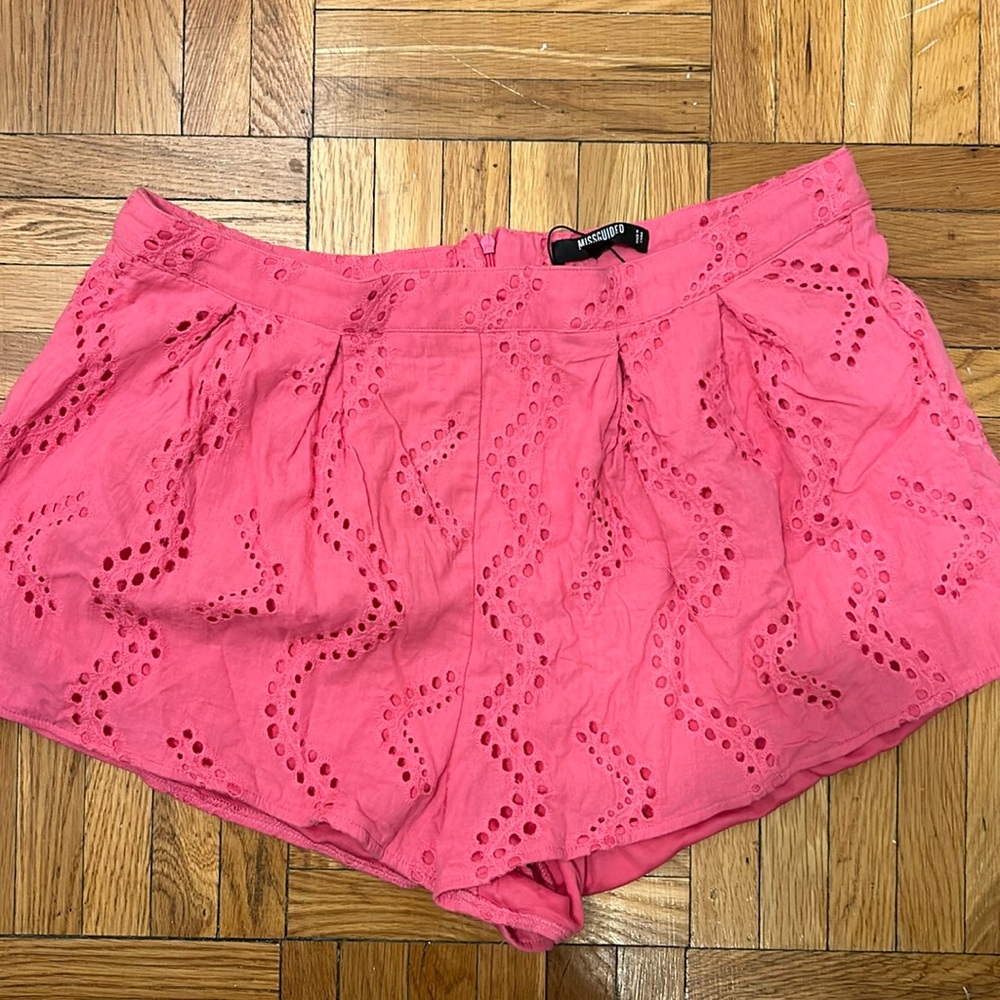 Miss Guided Pleated Shorts